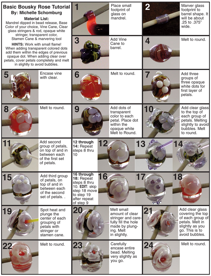 Rose Bead Tutorial