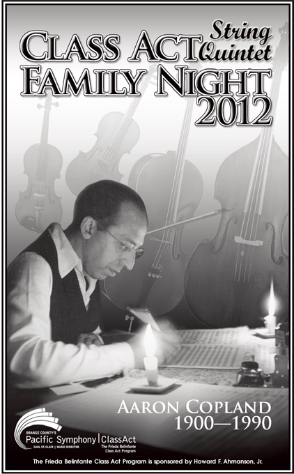 Copland Family Night Program Cover